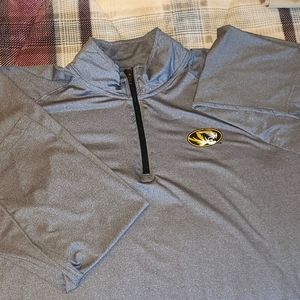 Proedge mizzou tigers missouri mens xl quarter zip pullover